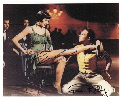 Gene Kelly and Cyd Charisse Signed 8x10 Photo PSA/DNA Mint 9